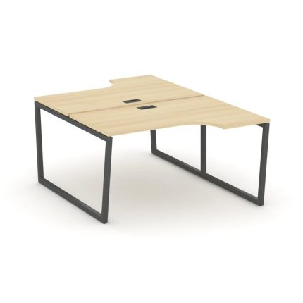 Style Project Рабочая станция эргоном. SN-4T2.DRPA-022 Акация Лорка/Металл Антрацит/Заглушка Пластик