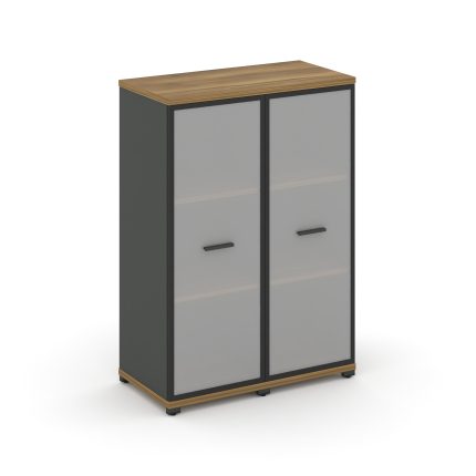 Concept Шкаф 2 узкие секции, 3 ниши CN.STU-326 RMB A Сандал Янтарный/Антрацит/Металл Антрацит/Сатин