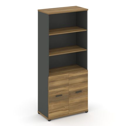 Concept Шкаф 1 широкая секция, 5 ниш CN.STS-511 A Сандал Янтарный/Антрацит/Металл Антрацит 836*420*1