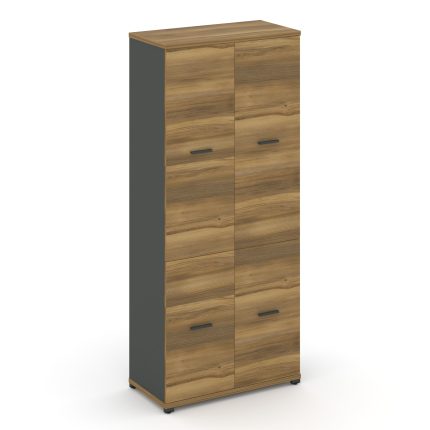 Concept Шкаф 1 широкая секция, 5 ниш CN.STS-512 A Сандал Янтарный/Антрацит/Металл Антрацит 836*420*1