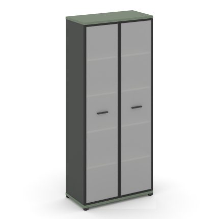 Concept Шкаф 1 широкая секция, 5 ниш CN.STS-518 RMB A Кобо/Антрацит/Металл Антрацит/Сатин 836*420*19