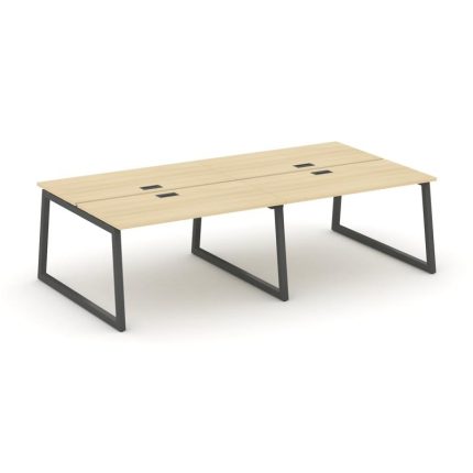 Style Project Рабочая станция 2-х сторон. SN-5T1.DRS-054 Акация Лорка/Металл Антрацит/Заглушка Пласт