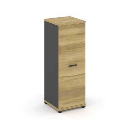 Concept Шкаф 1 узкая секция, 3 ниши CN.STU-316 A Дуб Винченцо/Антрацит/Металл Антрацит 420*420*1186