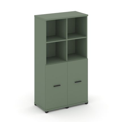 Concept Шкаф 2 узкие секции, 4 ниши CN.STU-421 B Кобо/Металл Черный 836*420*1554