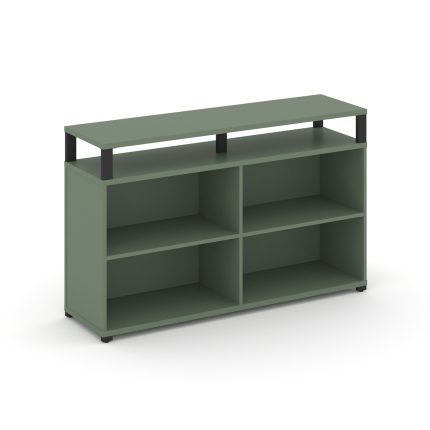 Concept Стеллаж опорный/приставной с верх. горизонтом  CN.SOPO-006 Кобо/Металл Черный 1480*420*917