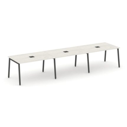 Style Project Стол переговорный SN-4A.SPRG-022 Дуб Наварра/Металл Антрацит 3540*980*750