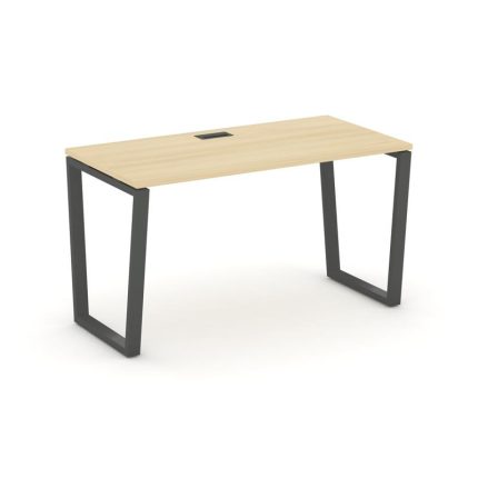 Style Project Стол письменный SN-6T2.SP-004 Акация Лорка/Металл Антрацит/Заглушка Пластик Черный 158