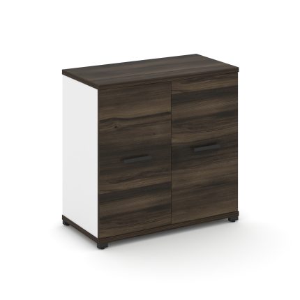 Concept Шкаф 1 широкая секция, 2 ниши CN.STS-213 B  Дуб Мали/Белый Бриллиант/Металл Черный 836*420*8