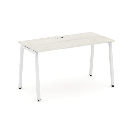 Style Project Стол письменный SN-4A.SP-012 Дуб Наварра/Металл Белый 1180*700*750