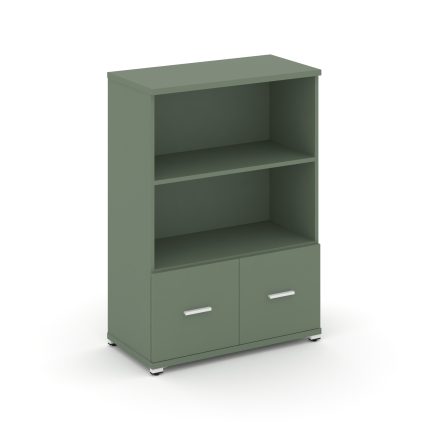 Concept Шкаф 1 широкая секция, 3 ниши CN.STS-311 W Кобо/Металл Белый 836*420*1186