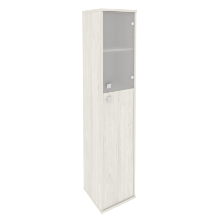 Style Шкаф высокий узкий правый Л.СУ-1.7 (R) Дуб Наварра 412*410*1980