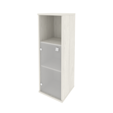 Style Шкаф средний узкий левый Л.СУ-2.2 (L) Дуб Наварра 412*410*1215