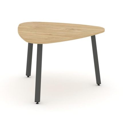 Style Project Стол переговорный SN-5.SPRG-71.3 Тиквуд Светлый/Металл Антрацит 1200*1200*750