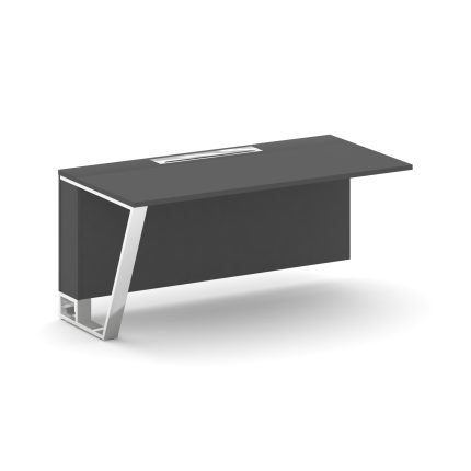 Steel Meet Завершающий модуль MD-PR.B.SPZO-16(L) Антрацит/Нержавеющая Сталь/Хром 1600*800*750