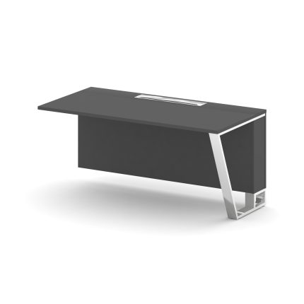 Steel Meet Завершающий модуль MD-PR.B.SPZO-16(R) Антрацит/Нержавеющая Сталь/Хром 1600*800*750