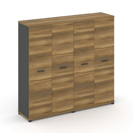 Concept Шкаф 2 широкие секции, 4 ниши CN.STS-426 A Сандал Янтарный/Антрацит/Металл Антрацит 1668*420