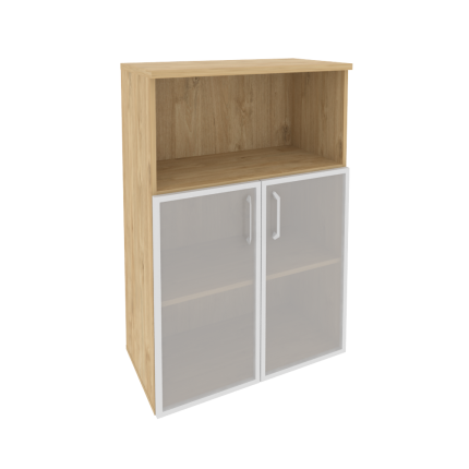 Onix Шкаф средний широкий O.ST-2.2 R Тиквуд Светлый 800*420*1207