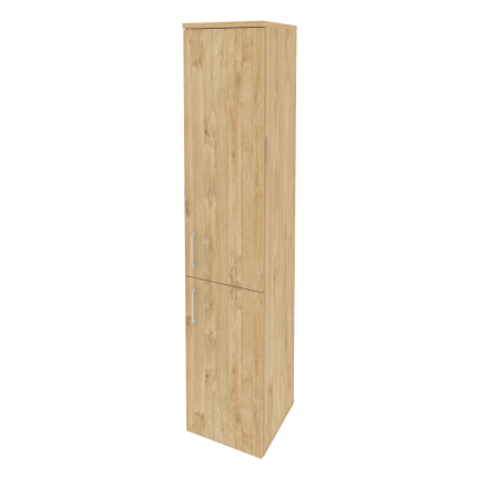 Onix Шкаф высокий узкий правый O.SU-1.3 (R) Тиквуд Светлый 400*420*1977