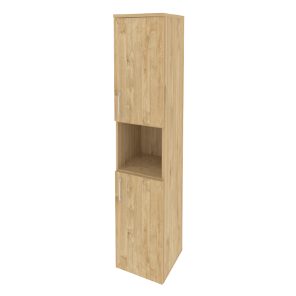 Onix Шкаф высокий узкий правый O.SU-1.5 (R) Тиквуд Светлый 400*420*1977