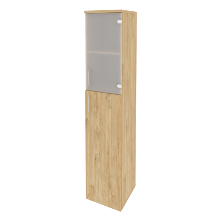 Onix Шкаф высокий узкий правый O.SU-1.7 (R) Тиквуд Светлый 400*420*1977