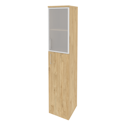 Onix Шкаф высокий узкий правый O.SU-1.7 R (R) Тиквуд Светлый 400*420*1977