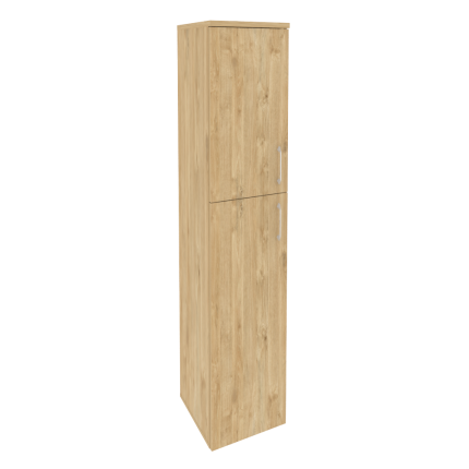 Onix Шкаф высокий узкий левый O.SU-1.8 (L) Тиквуд Светлый 400*420*1977