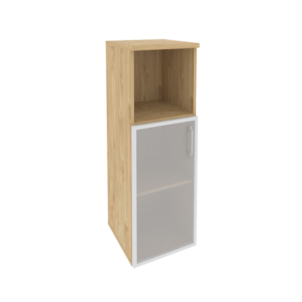 Onix Шкаф средний узкий левый O.SU-2.2 R (L) Тиквуд Светлый 400*420*1207