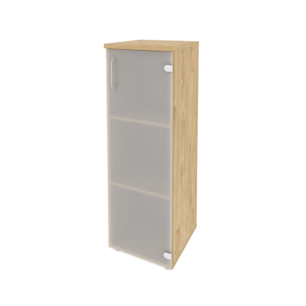 Onix Шкаф средний узкий правый O.SU-2.4 (R) Тиквуд Светлый 400*420*1207