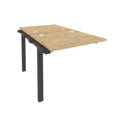 Onix Наборный элемент рабочей станции на м/к O.M-2.NRS-0.7 Тиквуд Светлый/Металл Антрацит 780*1475*7