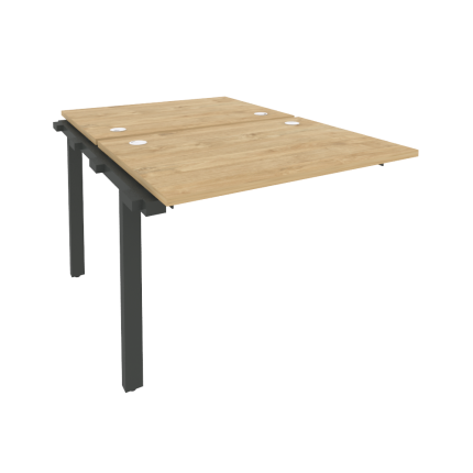 Onix Наборный элемент рабочей станции на м/к O.M-2.NRS-1.7 Тиквуд Светлый/Металл Антрацит 980*1475*7