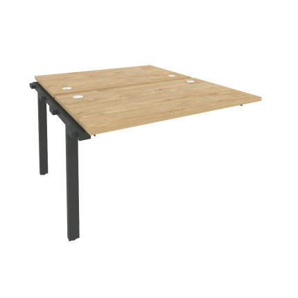 Onix Наборный элемент рабочей станции на м/к O.M-2.NRS-2.7 Тиквуд Светлый/Металл Антрацит 1180*1475*