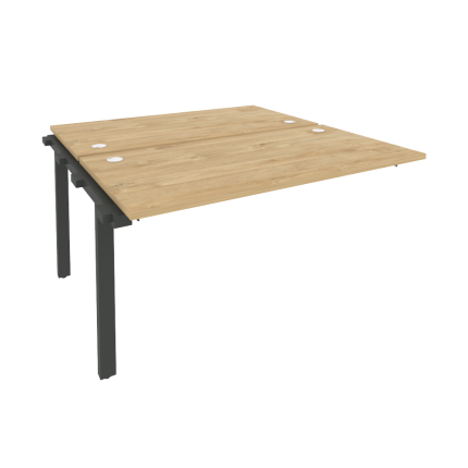 Onix Наборный элемент рабочей станции на м/к O.M-2.NRS-3.7 Тиквуд Светлый/Металл Антрацит 1380*1475*