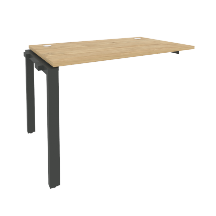Onix Наборный элемент рабочей станции на П-образном м/к O.MP-1.NRS-2.7 Тиквуд Светлый/Металл Антраци