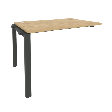 Onix Наборный элемент рабочей станции на П-образном м/к O.MP-1.NRS-2.8 Тиквуд Светлый/Металл Антраци
