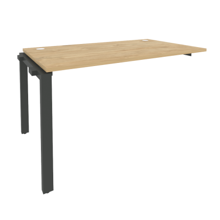 Onix Наборный элемент рабочей станции на П-образном м/к O.MP-1.NRS-3.8 Тиквуд Светлый/Металл Антраци