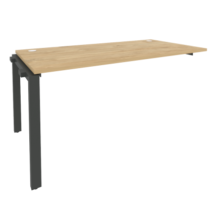 Onix Наборный элемент рабочей станции на П-образном м/к O.MP-1.NRS-4.8 Тиквуд Светлый/Металл Антраци