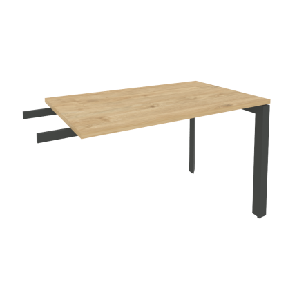 Onix Брифинг-приставка на П-образном м/к O.MP-BR-11 Тиквуд Светлый/Металл Антрацит 1180*720*750