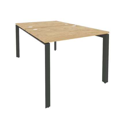 Onix Рабочая станция на П-образном м/к O.MP-D.RS-2.1.8 Тиквуд Светлый/Металл Антрацит 980*1635*750
