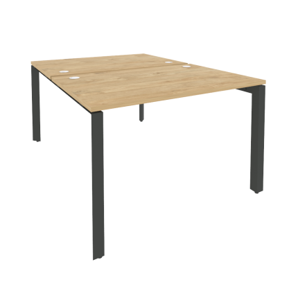 Onix Рабочая станция на П-образном м/к O.MP-D.RS-2.2.8 Тиквуд Светлый/Металл Антрацит 1180*1635*750