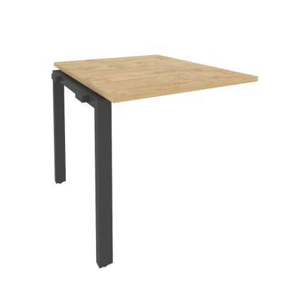 Onix Проходной наборный элемент переговорного стола O.MP-NPRG-0 Тиквуд Светлый/Металл Антрацит 780*9