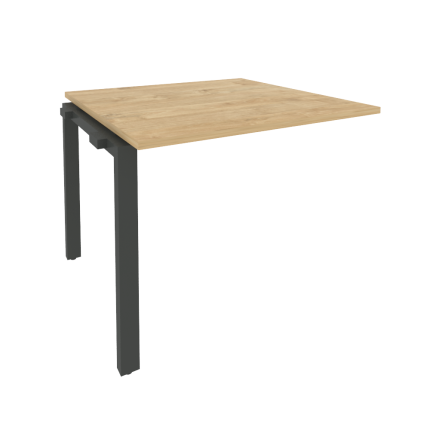 Onix Проходной наборный элемент переговорного стола O.MP-NPRG-1 Тиквуд Светлый/Металл Антрацит 980*9