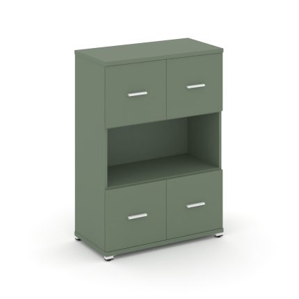 Concept Шкаф 1 широкая секция, 3 ниши CN.STS-315 W Кобо/Металл Белый 836*420*1186