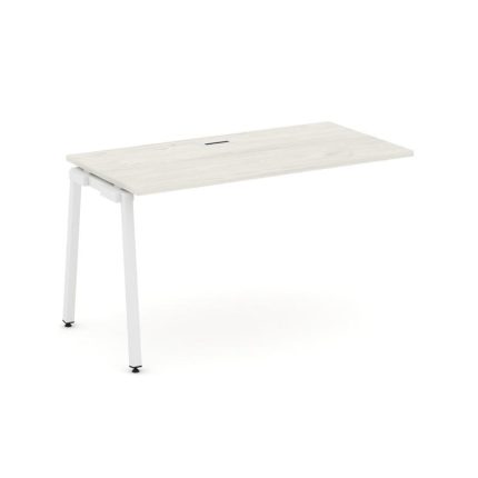 Style Project Проходной наб. элем. SN-4A.ONRS-002 Дуб Наварра/Металл Белый 1180*600*750