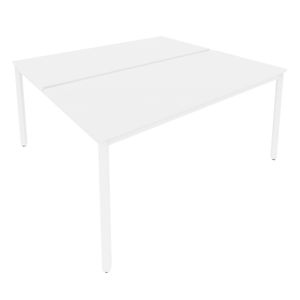 Slim Рабочая станция на металлокаркасе С.СП-6.3 Белый/Металл Белый 1580*1475*750