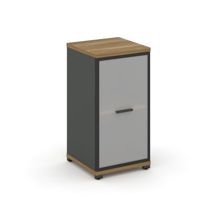 Concept Шкаф 1 узкая секция, 2 ниши CN.STU-213 RMB A Сандал Янтарный/Антрацит/Металл Антрацит/Сатин