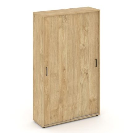 Style Project Шкаф-купе комбинир. SN.SHK.E-002 Тиквуд Светлый/Черный Ручки 1200*400*1982