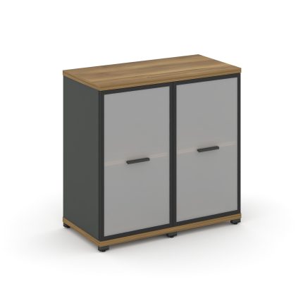 Concept Шкаф 2 узкие секции, 2 ниши CN.STU-223 RMB A Сандал Янтарный/Антрацит/Металл Антрацит/Сатин