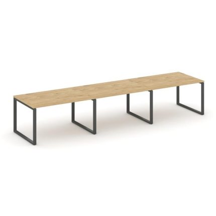 Style Project Стол переговорный SN-6O.SPRG-023.3 Тиквуд Светлый/Металл Антрацит 4410*980*750