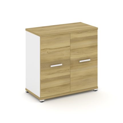 Concept Шкаф 1 широкая секция, 2 ниши CN.STS-213 W  Дуб Винченцо/Белый Бриллиант/Металл Белый 836*42