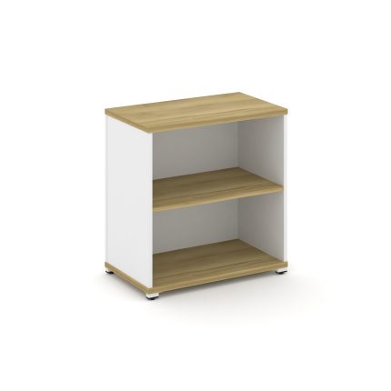 Concept Стеллаж опорный/приставной CN.SOPO-001 Дуб Винченцо/Белый Бриллиант/Металл Белый 720*420*750